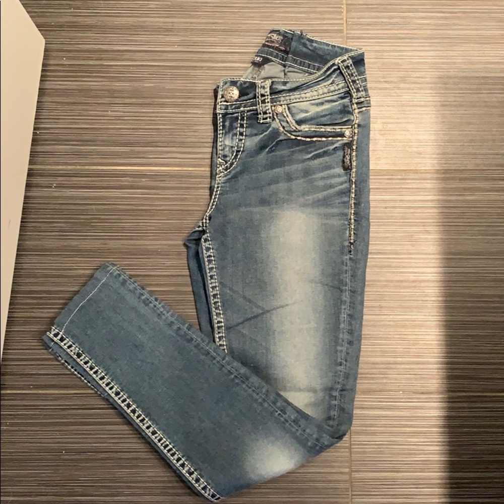 Silver jeans